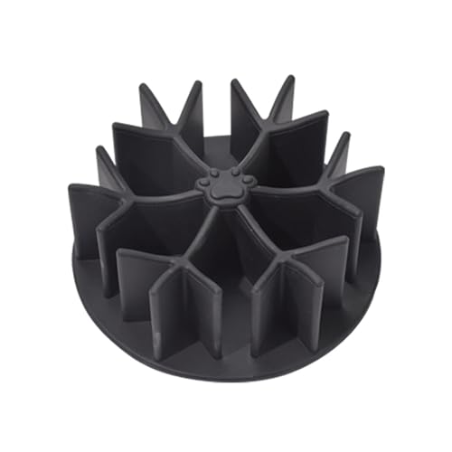 nuanzhiyuan Glatter Futternapf in Blumenform, für langsames Fressen, Anti-Würgen, Katzennapf, Hundenapf, Multi-Spezifikation, Hundenapf, langsamer Futternapf von nuanzhiyuan