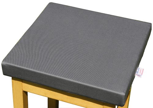 LUplus Orthopädische Sitzerhöhung 40x40x Höhe 5 cm Cottonköper, schiefergrau LUplus Orthopädische Sitzerhöhung 40x40x Höhe 5 cm Cottonköper, schiefergrau von nudischer