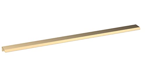 nuie H326 Moderner Fingergriff für Badezimmermöbel, 500 mm, gebürstetes Messing nuie H326 Moderner Fingergriff für Badezimmermöbel, 500 mm, gebürstetes Messing von nuie