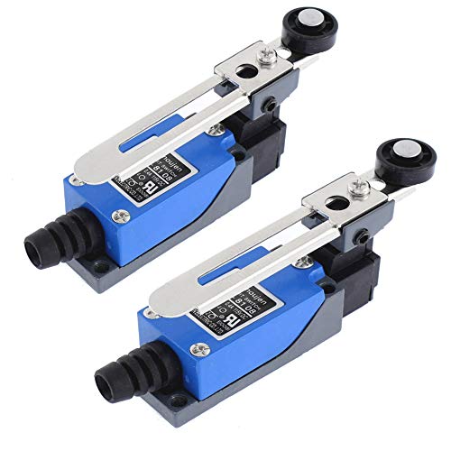 Nuluxi Lever Endschalter Verstellbar Wasserdicht Endschalter Schönes Aussehen Perfekt für Elektrische Steuerschalter in Mechanik und Anderen Branchen (2 Stück) von nuluxi