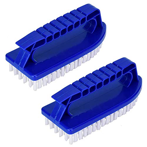 2 Stück Poolbürsten Reinigungsbürste Schwimmbad Bürste mit Griff Pools Algenbürste Schwimmbadbürste Handbürste Scheuerbürste Pools Bodenbürste Pool Reinigungszubehör für Poolwand und Poolboden von nuluxi