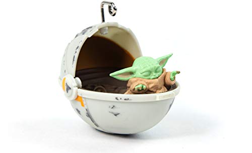 Numskull Offiziell Star Wars The Mandalorian Baby Yoda The Child 3D-Weihnachtsbaumschmuck - Violetter weihnachtlicher Hängedekor, einheitsgröße, NS2440 von numskull