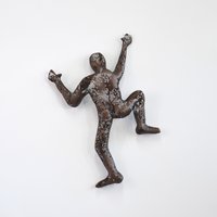 Einweihungsgeschenk, Wandskulptur Aus Metall, Kletternder Draht, Moderne Kunst Einweihungsgeschenk, Wandskulptur Aus Metall, Kletternder Draht, Moderne Kunst von nuntchi
