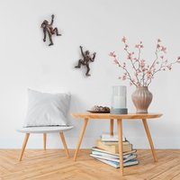 Metall Wand Kunst 2Er Set Miniatur Klettern Figur, Dekor, Wandbehang, Klettern, 3D Dekoration, Housewarming Geschenk Metall Wand Kunst 2Er Set Miniatur Klettern Figur, Dekor, Wandbehang, Klettern, 3D Dekoration, Housewarming Geschenk von nuntchi