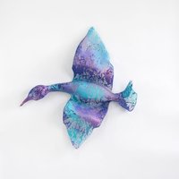 Metall Wand Kunst Vogel, Wandbehang Fliegender Vogel Wohnkultur, Skulptur, Drahtgewebe Skulptur Metall Wand Kunst Vogel, Wandbehang Fliegender Vogel Wohnkultur, Skulptur, Drahtgewebe Skulptur von nuntchi