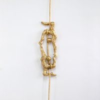 Miniatur Zirkusakrobaten Skulptur, Drahtgeflecht Hausdekor, Metallwandkunst, Akrobaten Am Luftseil Miniatur Zirkusakrobaten Skulptur, Drahtgeflecht Hausdekor, Metallwandkunst, Akrobaten Am Luftseil von nuntchi