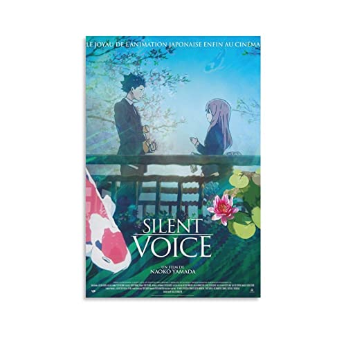 Japanisches Anime-Poster The Shape of Voice Koe No Katachi A Silent Voice Japanisches Anime-Poster 3 Wandkunstbild Gemälde Poster Leinwanddruck Poster Kunstwerke Raumdekoration 20 x 30 cm von nuochen