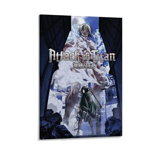 nuomesc Attack on Titan Mikasa Poster Wandkunst Bilddruck Moderne Familienzimmer Dekor 12x18inch(30x45cm) von nuomesc