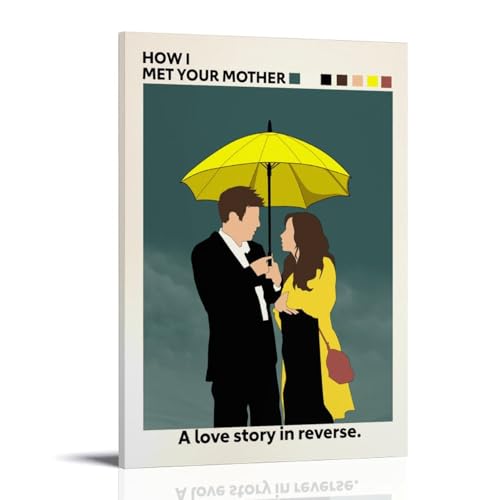 nuomesc How I Met Your Mother TV Series Art Series Poster Wandkunst Bilddruck Moderne Familienzimmer Dekor 08x12inch(20x30cm) von nuomesc