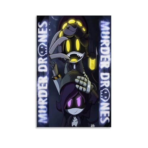 nuomesc Murder Drone Anime Movie Simple Poster Wandkunst Bilddruck Moderne Familienzimmer Dekor 12x18inch(30x45cm) von nuomesc