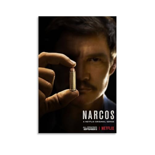 nuomesc Narcos TV Series Poster Personality Selection Poster Dekorative Malerei Leinwand Wandkunst Wohnzimmer Poster Schlafzimmer Malerei 12x18inch(30x45cm) von nuomesc