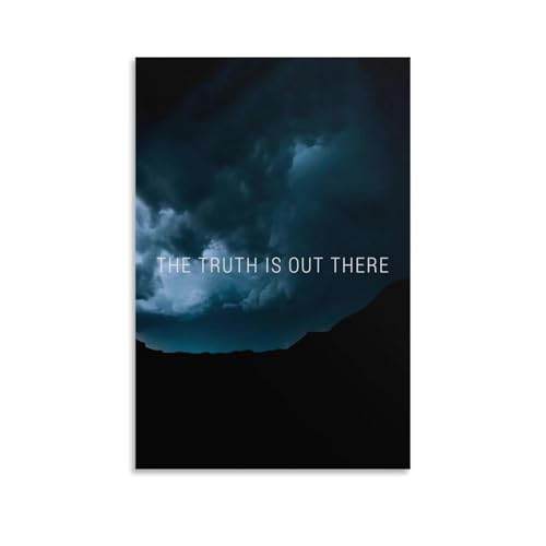 nuomesc The Truth Is Out There The X Files Poster Wandkunst Bilddruck Moderne Familienzimmer Dekor 08x12inch(20x30cm) von nuomesc
