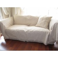 Groß - Sofaüberwurf Rechteck Quaste Elfenbein -Couchdecke -Woven Haustier -Sofa Möbel Schoner Nurdanceyiz Türkei Buldan von nurdanceyiz