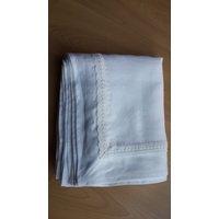 Leinen Tischdecke Groß - Shabby Chic Baumwolle Spitzenrand 84 120 Rechteck Esszimmertischdecke Weiß Haferflocken Urlaub Kurzweilig Landhaus Leinen Tischdecke Groß - Shabby Chic Baumwolle Spitzenrand 84 120 Rechteck Esszimmertischdecke Weiß Haferflocken Urlaub Kurzweilig Landhaus von nurdanceyiz