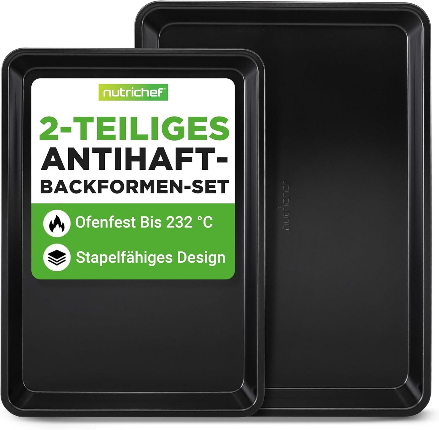 nutrichef Backblech Backblech-Set Backblech 2 Stück, Backblech-Set Backblech 2 Stück – Backbleche nutrichef Backblech Backblech-Set Backblech 2 Stück, Backblech-Set Backblech 2 Stück – Backbleche von nutrichef