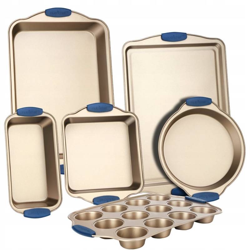 nutrichef Backform Backformen Set 6-teilig – Antihaft, Für Kuchen & Plätzchen oder Herzhaftes – hitzebeständig bis 230 °C von nutrichef
