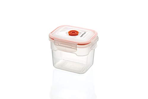 nutrifresh To Go Frischhaltedose aus Kunststoff mit luftdichtem Vakuumverschluss, 0,75 l von nutrifresh