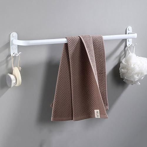 Handtuchhalter Wandmontage Badetuchhalter Aluminium Handtuchstange Ständer für Badezimmer, Hotel, Küche(40 cm, weiß, 1 Schicht) von nvdsivee