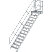 Munk Treppen-Modul Aluminium geriffelt 14 Stufen von MUNK