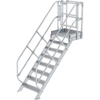 Munk Treppen-Modul Aluminium geriffelt 8 Stufen von MUNK
