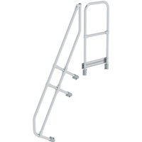 Munk Zweiter Handlauf für Treppe mit Plattform 60° 6 Stufen von MUNK