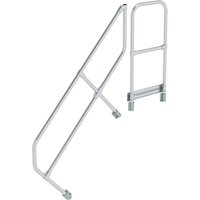 Munk Zweiter Handlauf für Treppe mit Plattform 45° 5 Stufen von MUNK