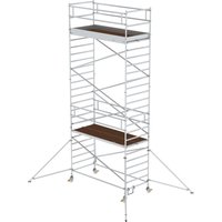 Munk Rollgerüst 1,35 x 3,0 m mit Ausleger & Doppel-Plattform Plattformhöhe 6,35 m von MUNK