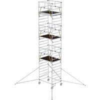 Munk Rollgerüst SG 1,35 x 1,80 m mit Ausleger & Doppel-Plattform Plattformhöhe 7,55 m von MUNK