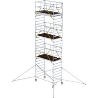 Munk Rollgerüst SG 1,35 x 2,45 m mit Ausleger & Doppel-Plattform Plattformhöhe 7,55 m von MUNK