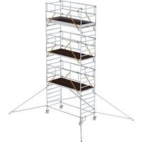 Munk Rollgerüst SG 1,35 x 3,0 m mit Ausleger & Doppel-Plattform Plattformhöhe 6,43 m von MUNK