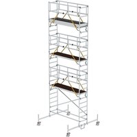 Munk Rollgerüst SG 0,75 x 2,45 m mit Fahrbalken Plattformhöhe 6,62 m von MUNK