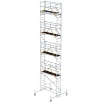 Munk Rollgerüst SG 0,75 x 2,45 m mit Fahrbalken Plattformhöhe 9,70 m von MUNK