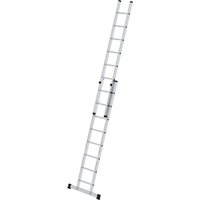 Munk Sprossen-Schiebeleiter 2-teilig mit Standard-Traverse 2x8 Sprossen von MUNK