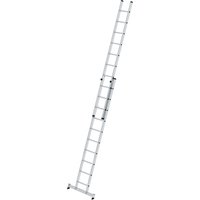 Munk Sprossen-Schiebeleiter 2-teilig mit nivello®-Traverse 2x10 Sprossen von MUNK