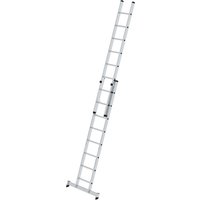 Munk Sprossen-Schiebeleiter 2-teilig mit nivello®-Traverse 2x8 Sprossen von MUNK