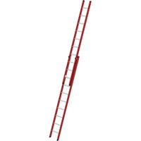 Munk Sprossen-Schiebeleiter 2-teilig GFK/Alu ohne Traverse 2x10 Sprossen von MUNK