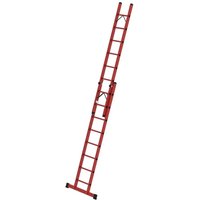 Munk Sprossen-Schiebeleiter 2-teilig GFK mit Standard-Traverse 2x8 Sprossen von MUNK
