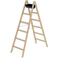Munk Sprossen-Stehleiter Holz 2x6 Sprossen von MUNK