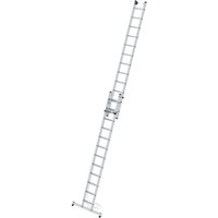 Munk Stufen-Seilzugleiter 2-teilig mit nivello® Traverse 2x12 Stufen von MUNK