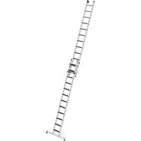 Munk Stufen-Seilzugleiter 2-teilig mit nivello® Traverse und clip-step R13 2x12 Stufen von MUNK