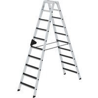Munk Stufen-Stehleiter beidseitig begehbar mit clip-step R13 2x10 Stufen von MUNK