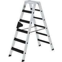 Munk Stufen-Stehleiter beidseitig begehbar mit clip-step relax 2x6 Stufen von MUNK