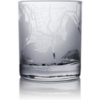 Hong Kong/Guangton Shenzen Landkarten-Whiskyglas, 10, 5 Unzen Ätzglas Hong Kong/Guangton Shenzen Landkarten-Whiskyglas, 10, 5 Unzen Ätzglas von o3designstudio1