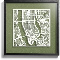 Papierschnitt-Karte Manhattan, Ny. 3D Gerahmt 18x18 Zoll, Geschenkbox, 4 Hintergrundfarbe, Selbständernde Papierkunst, Ideale Geschenke Papierschnitt-Karte Manhattan, Ny. 3D Gerahmt 18x18 Zoll, Geschenkbox, 4 Hintergrundfarbe, Selbständernde Papierkunst, Ideale Geschenke von o3designstudio1