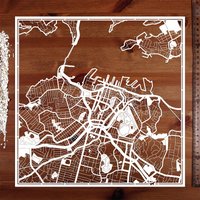 Papierschnitt-Landkarte Auckland. 30×30 Inch. Paper Art Ideale Geschenke Papierschnitt-Landkarte Auckland. 30×30 Inch. Paper Art Ideale Geschenke von o3designstudio1