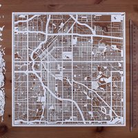 Papierschnitt-Landkarte Denver 12×12 Inch. Paper Art Ideale Geschenke Papierschnitt-Landkarte Denver 12×12 Inch. Paper Art Ideale Geschenke von o3designstudio1