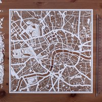 Papierschnitt-Landkarte London 30×30 Inch. Paper Art Ideale Geschenke Papierschnitt-Landkarte London 30×30 Inch. Paper Art Ideale Geschenke von o3designstudio1