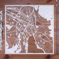 Papierschnitt-Landkarte Zürich 30×30 Inch. Paper Art Ideale Geschenke Papierschnitt-Landkarte Zürich 30×30 Inch. Paper Art Ideale Geschenke von o3designstudio1