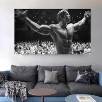 Arnold Schwarzenegger Leinwand Wandkunst/Poster Kunst Man Höhlendekoration Sport Wohnkultur von oCanvasHomeDecors
