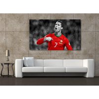 Cristiano Ronaldo Portugal Leinwand Wandkunst/Cristiano Ronalo Poster/Ronaldo Leinwanddruck/Mann Höhle Dekoration/Legende Leinwanddruck/Cr7 Geschenk von oCanvasHomeDecors